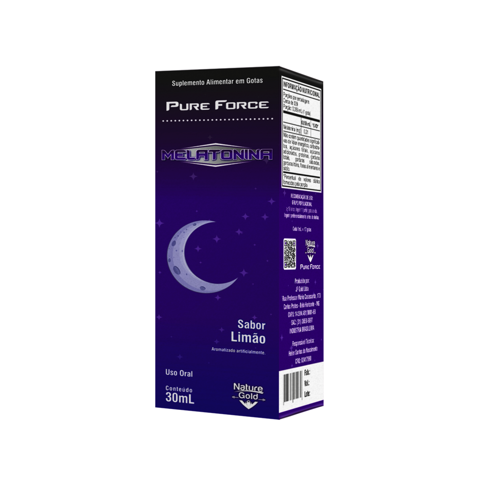 Melatonina Pure Force Limão